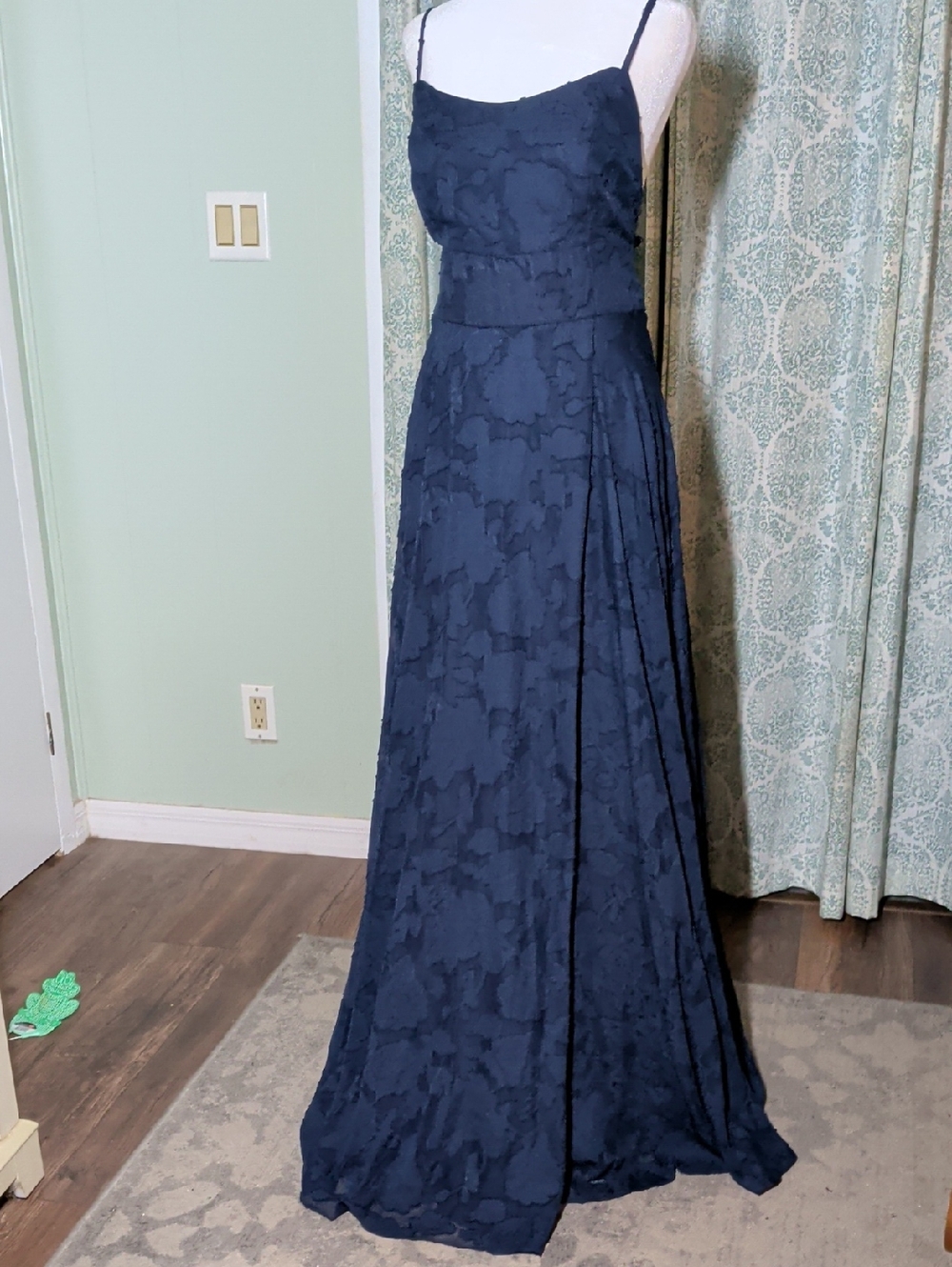 Lulu's Navy Blue Maxi Dress